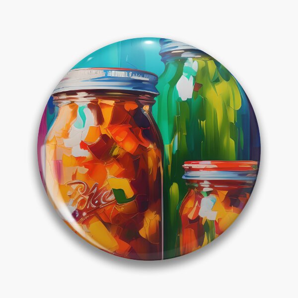 Item preview, Jars of Kimchi. Colourful Food Composition. designed and sold by FewBits.