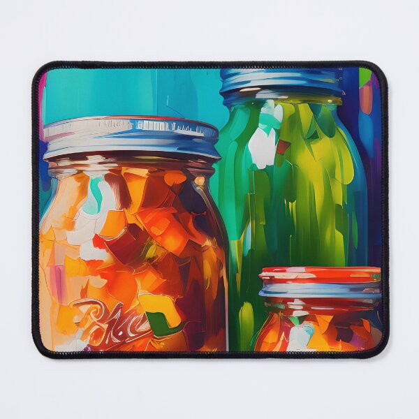 Item preview, Jars of Kimchi. Colourful Food Composition. designed and sold by FewBits.