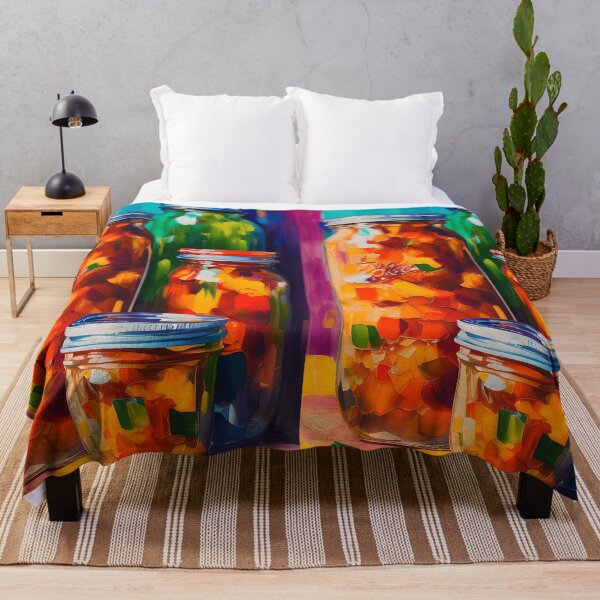 Item preview, Jars of Kimchi. Colourful Food Composition. designed and sold by FewBits.