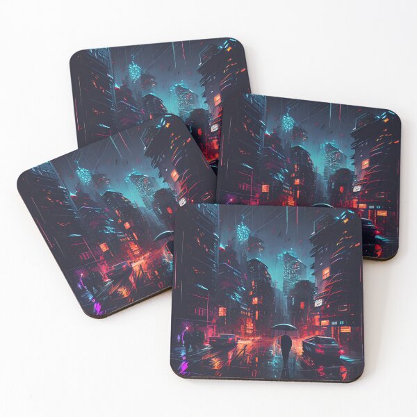 Item preview, Rainy city designed and sold by KammyArt.