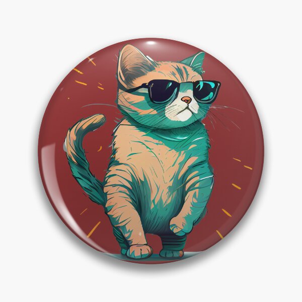 Item preview, Cool Confident Cat with Sunglasses designed and sold by Voyshop.
