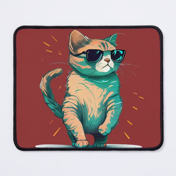 Item preview, Cool Confident Cat with Sunglasses designed and sold by Voyshop.