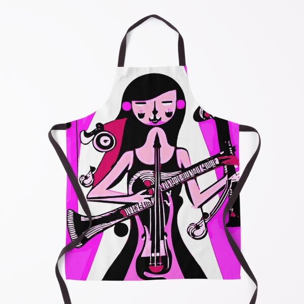 Item preview, The Woman With the Violin and Two Flutes designed and sold by FunnyShopGirl.