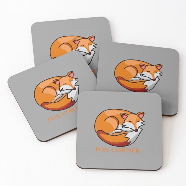 Item preview, Fox Corner Curled up Sleeping designed and sold by GrizzlyMountain.