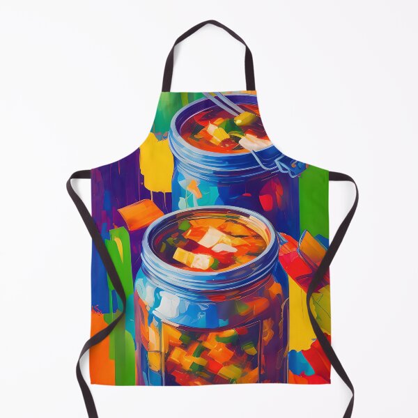 Item preview, Jars of Sauerkraut. Colourful Food Composition. designed and sold by FewBits.