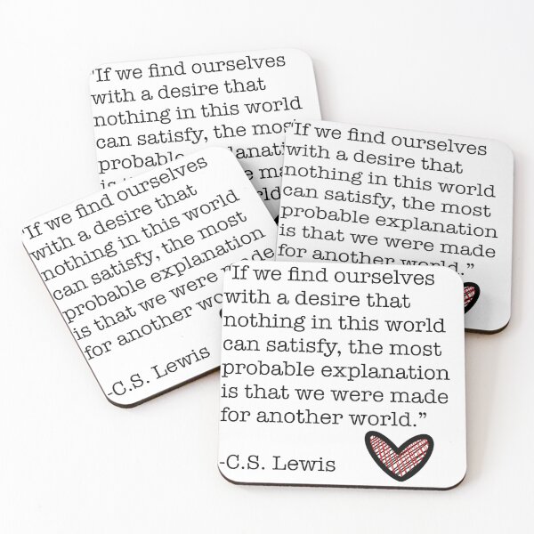 Item preview, C.S. Lewis-Theologian Quote designed and sold by gimarie123.