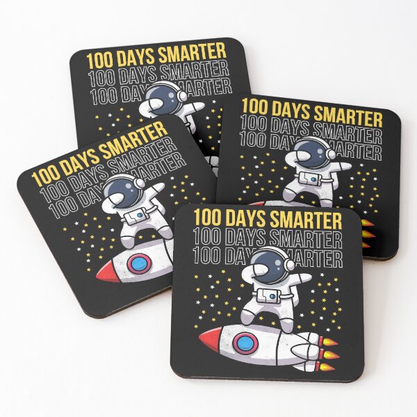 Item preview, 100 Days Smarter Stars 100th Day of School Dabbing Astronaut designed and sold by Zulfiqqar.