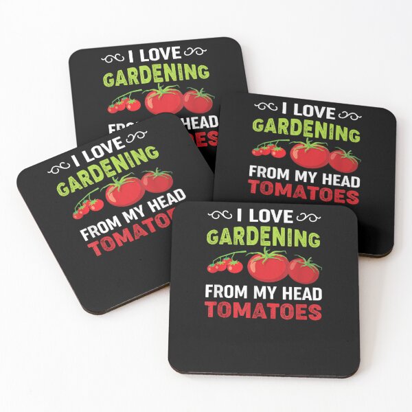 Item preview, I love gardening from my head tomatoes funny gardener tee designed and sold by loutfileo.