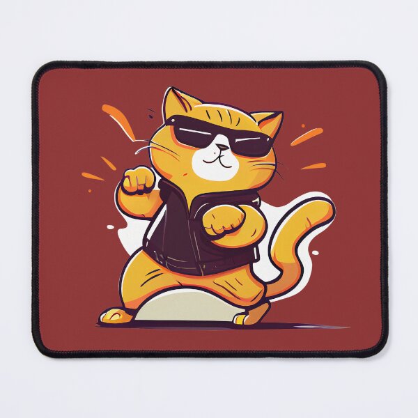Item preview, Cat is Dressed in Sunglasses and a Jumper Jacket designed and sold by Voyshop.