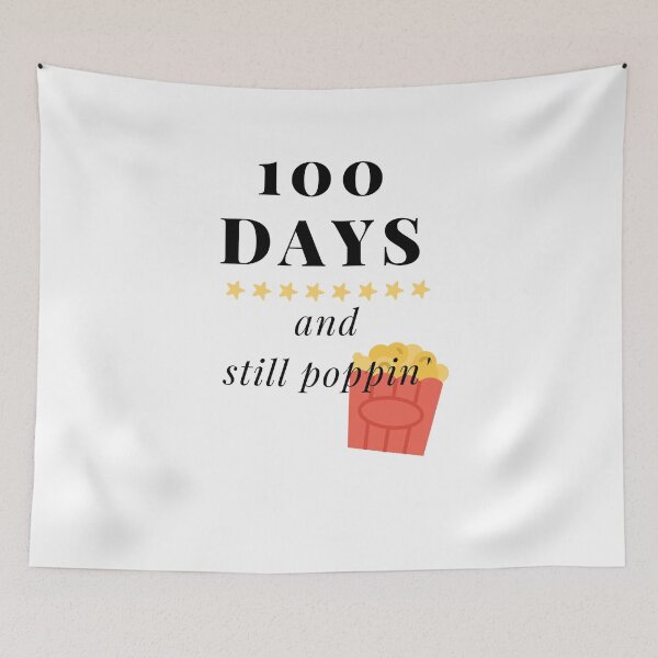 Item preview, Poppin' My Way Through 100 Days of School ,Teacher's 100th designed and sold by Noussairox.