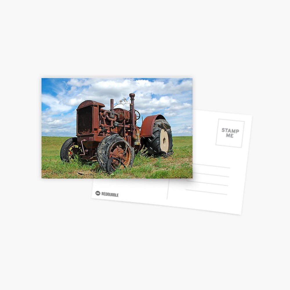 Tractor Retirement Postcard
