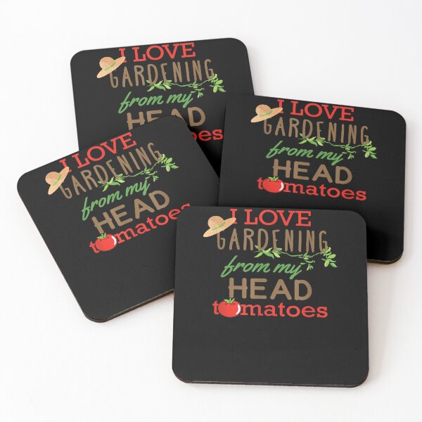 Item preview,  I love gardening from my head tomatoes funny gardener tee designed and sold by loutfileo.