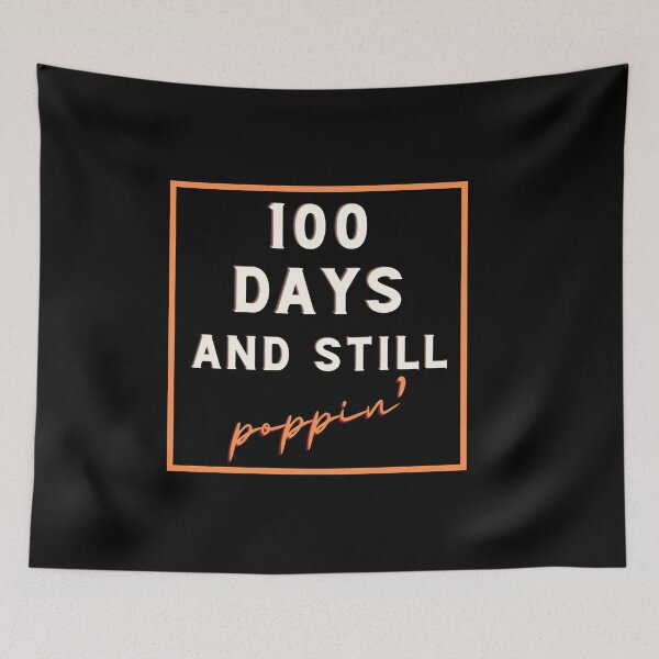 Item preview, Poppin' My Way Through 100 Days of School ,Teacher's 100th designed and sold by Noussairox.