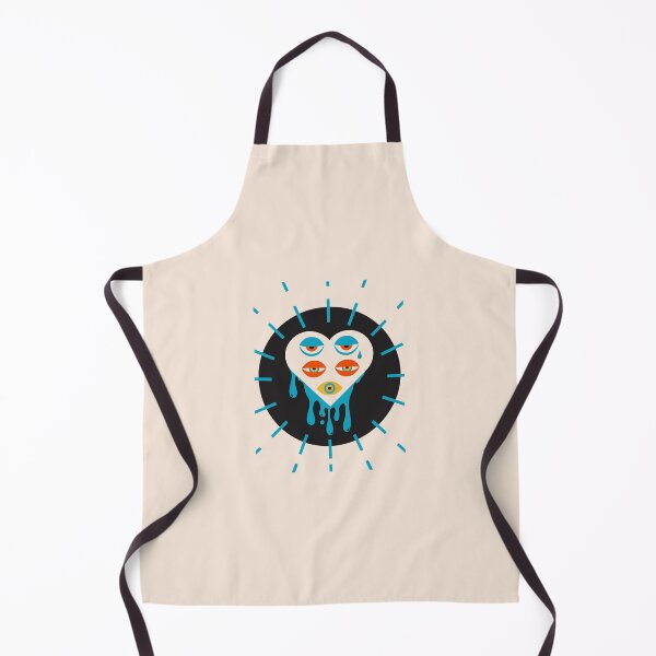 Item preview, Three Eyed Sad Electric Valentine Drippy Heart designed and sold by UTLastResponder.