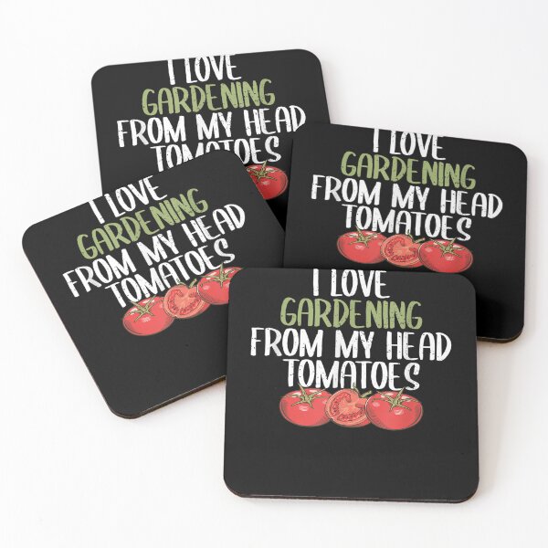 Item preview,  I love gardening from my head tomatoes funny gardener tee designed and sold by loutfileo.