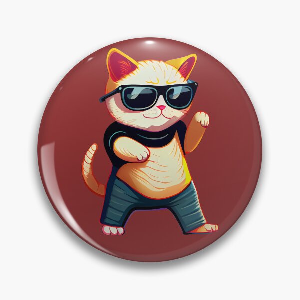 Item preview, Chubby Cat with a Belly Rocking Sunglasses  designed and sold by Voyshop.