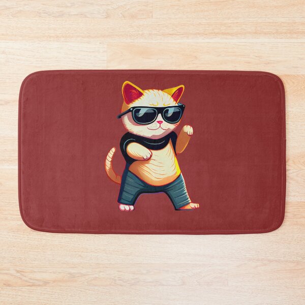 Item preview, Chubby Cat with a Belly Rocking Sunglasses  designed and sold by Voyshop.
