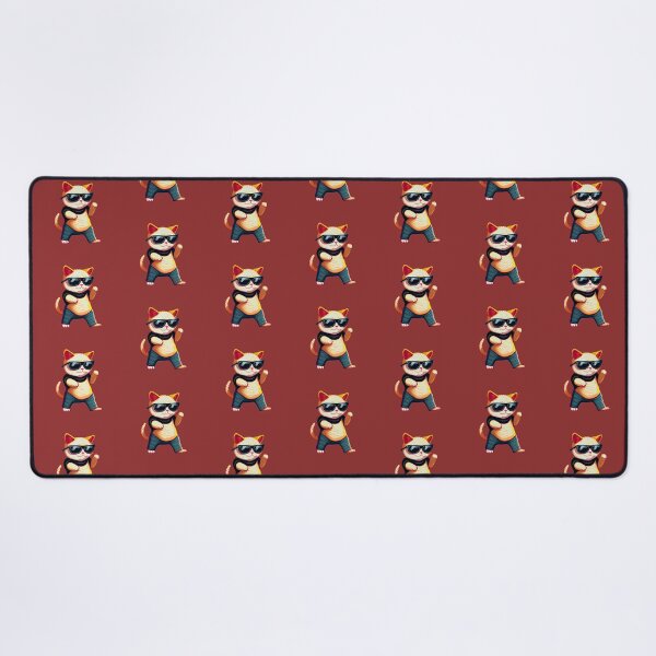 Item preview, Chubby Cat with a Belly Rocking Sunglasses  designed and sold by Voyshop.