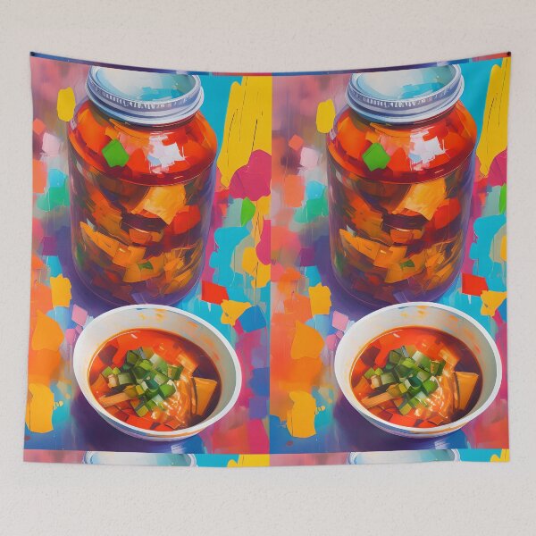 Item preview, You Should Eat Kimchi. Colourful Food Composition. designed and sold by FewBits.