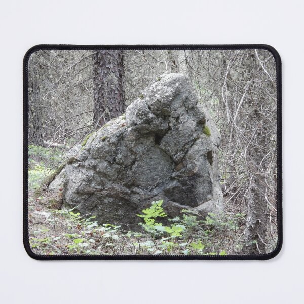 Item preview, mossy rock with lichen in the forest designed and sold by Luna-Marigolde.