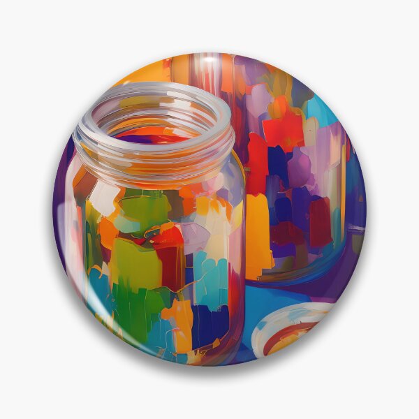 Item preview, Jars of Pickled Veggies. Colourful Food Composition. designed and sold by FewBits.