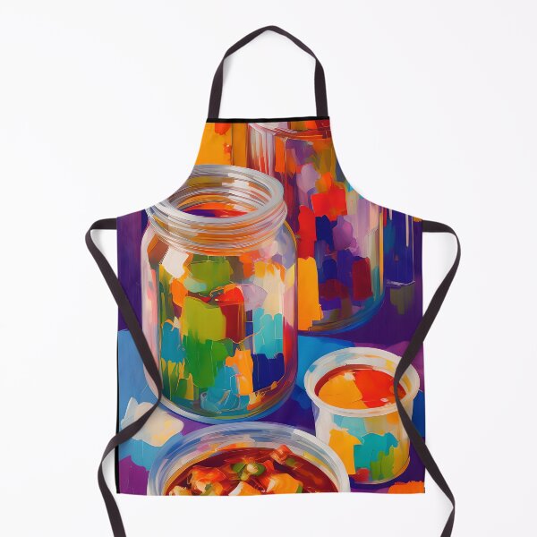 Item preview, Jars of Pickled Veggies. Colourful Food Composition. designed and sold by FewBits.