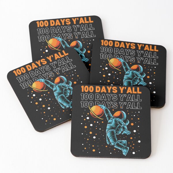 Item preview, 100 Days Y'ALL Stars 100th Day of School Astronaut designed and sold by Zulfiqqar.
