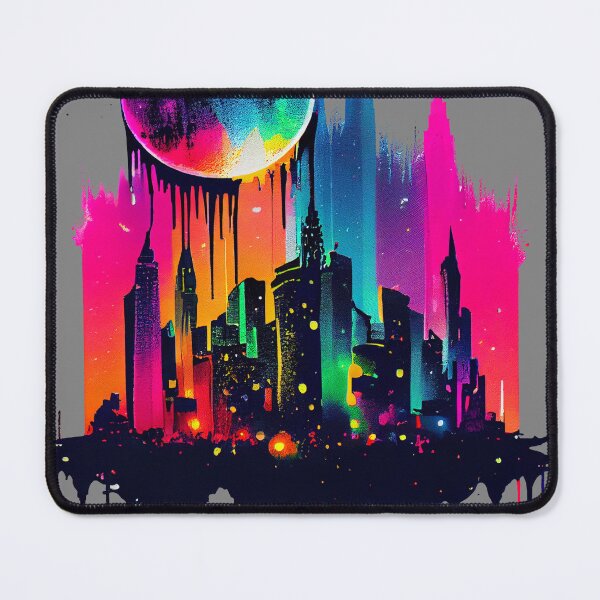 Item preview, New York City Skyline Paint Drip designed and sold by KammyArt.