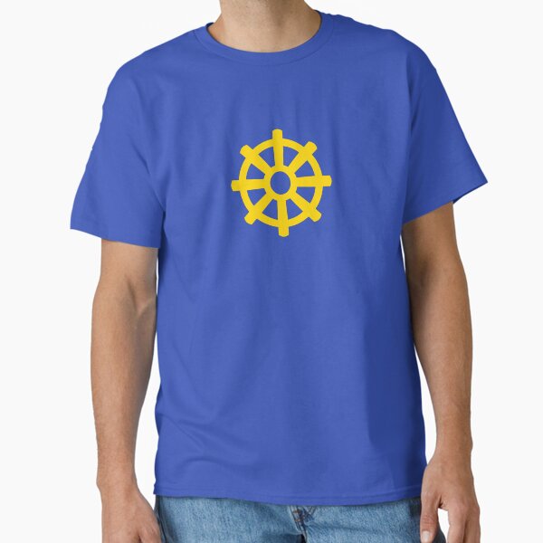 Item preview, Dharma Wheel Dharmachakra Buddhist Hindu Jain Symbol Merch designed and sold by LankipalleCorp.