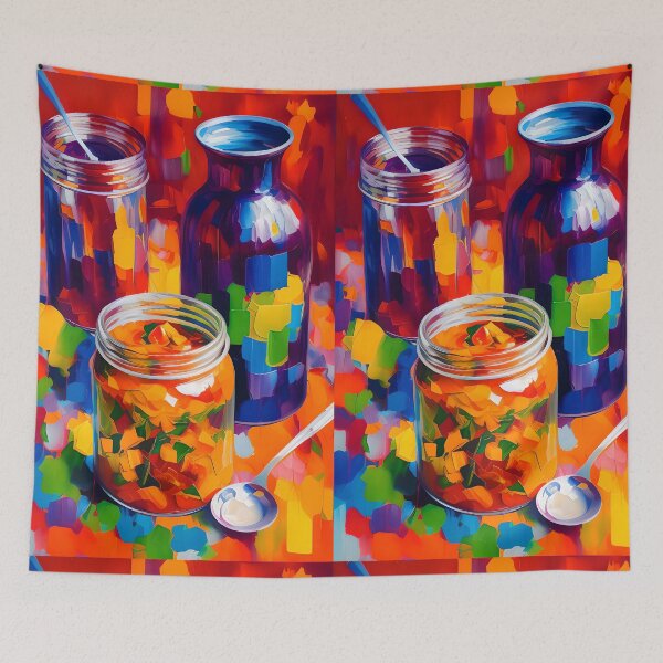 Item preview, Pickling Process. Colourful Food Composition. designed and sold by FewBits.