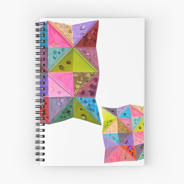 Item preview, Sequin paper folded art colorful rainbow  designed and sold by super_shimizu.