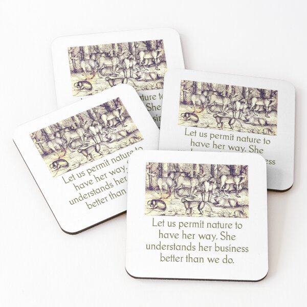 Item preview, Let Us Permit Nature - Quote designed and sold by CrankyOldDude.
