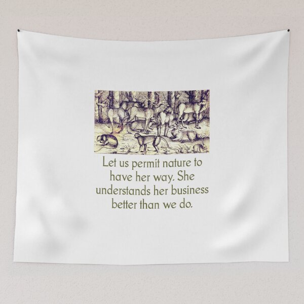 Item preview, Let Us Permit Nature - Quote designed and sold by CrankyOldDude.