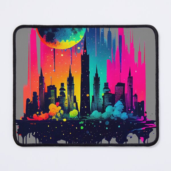 Item preview, New York City Skyline Paint Drip designed and sold by KammyArt.