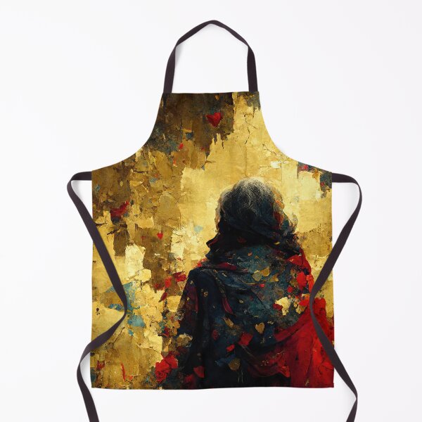 Item preview, Lady of the fall - abstract woman silhouette in yellow and red designed and sold by Michael Bollin.