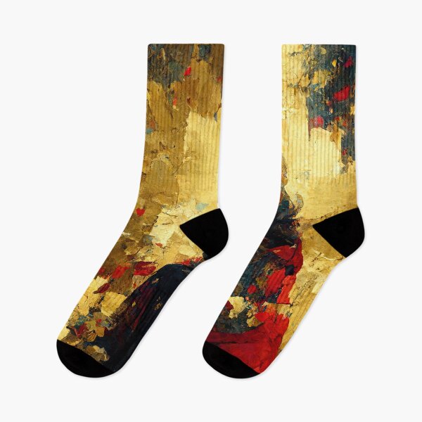 Item preview, Lady of the fall - abstract woman silhouette in yellow and red designed and sold by Michael Bollin.