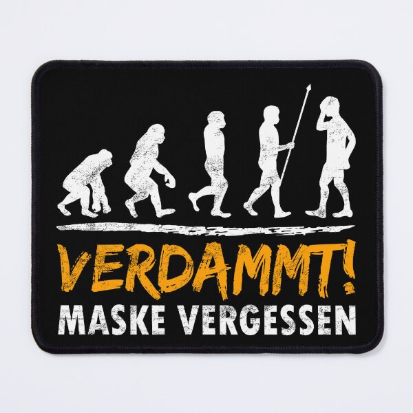Item preview, Damn mask forget funny evolution designed and sold by StrongShirts.