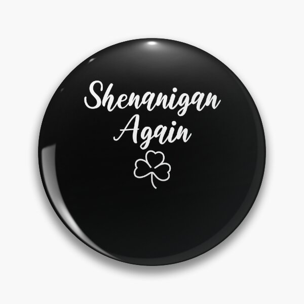 Item preview, Shenanigan Again White Shamrock Clover designed and sold by artfulnotebook.