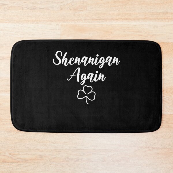 Item preview, Shenanigan Again White Shamrock Clover designed and sold by artfulnotebook.