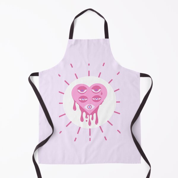 Item preview, Three Eyed Sad Electric Valentine Drippy Heart designed and sold by UTLastResponder.
