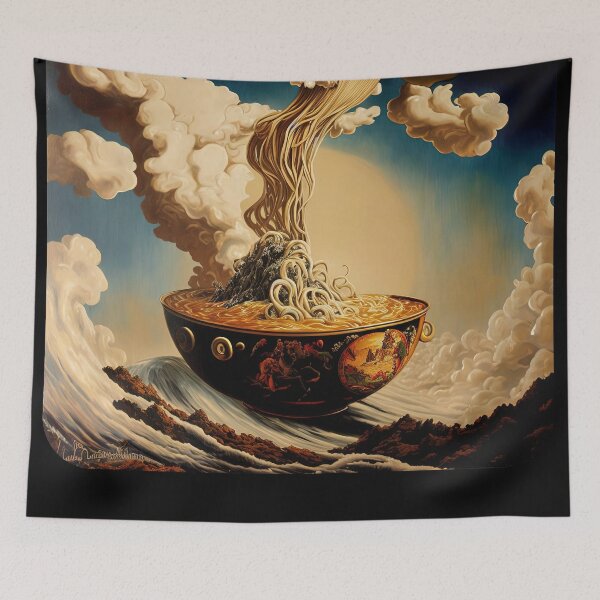 Item preview, Ramen - Experience the noodly rapture (no text) designed and sold by ai-datamancer.
