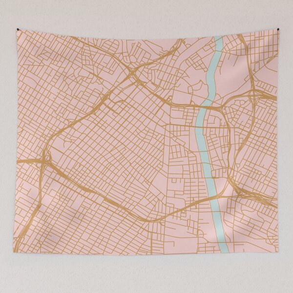 Item preview, Los Angeles map designed and sold by AnnaGo.
