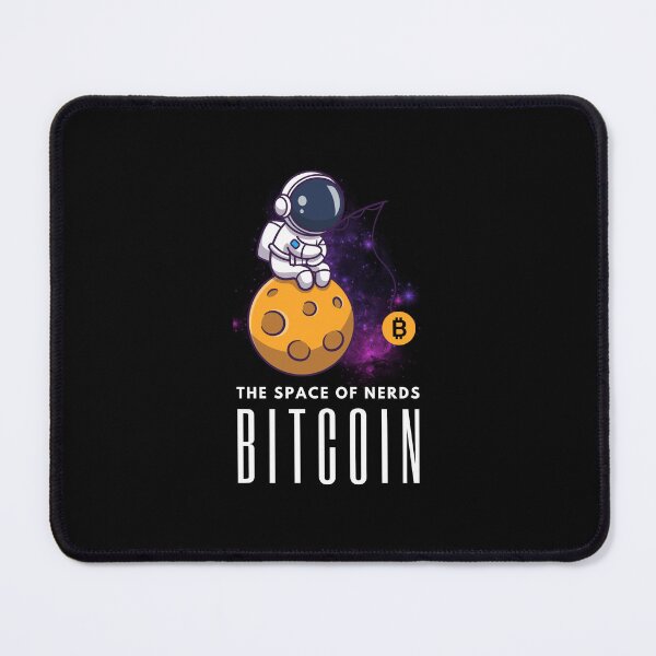 Item preview, Bitcoin - the space of nerds. designed and sold by Life Stuff.