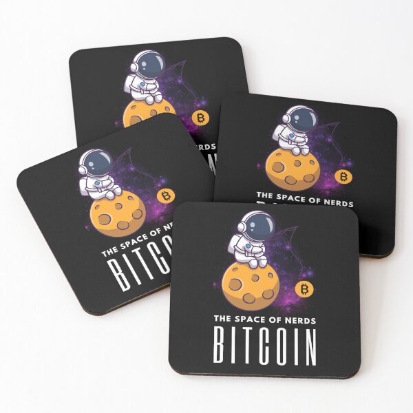 Item preview, Bitcoin -  the space of nerds. designed and sold by Life Stuff.