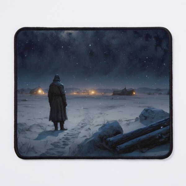 Item preview, "The Lone Hooded Man" designed and sold by mai-gallery.