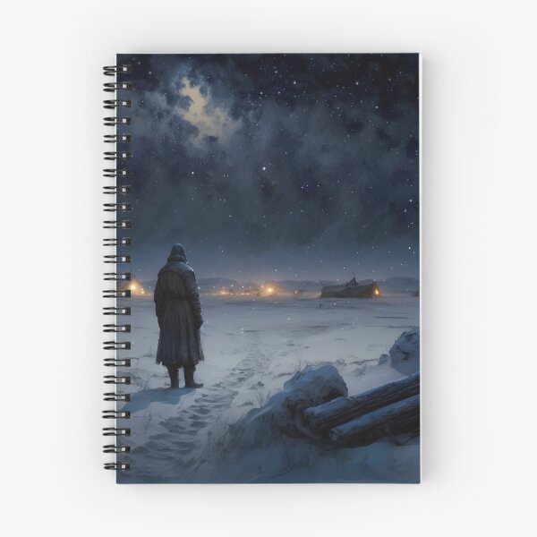 Item preview, "The Lone Hooded Man" designed and sold by mai-gallery.