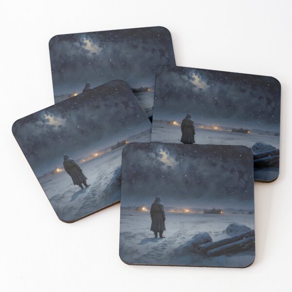 Item preview, "The Lone Hooded Man" designed and sold by mai-gallery.