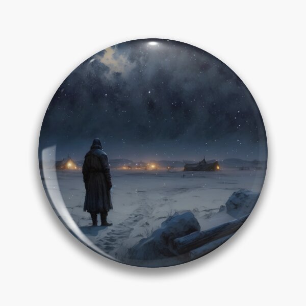 Item preview, "The Lone Hooded Man" designed and sold by mai-gallery.