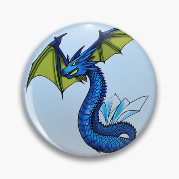 Item preview, Winged Blue Asian Dragon designed and sold by PlayDifferent ⭐⭐⭐⭐⭐.