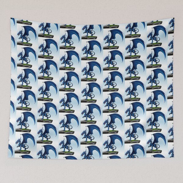 Item preview, Blue Asian Dragon : Winged Blue Asian Dragon designed and sold by PlayDifferent ⭐⭐⭐⭐⭐.